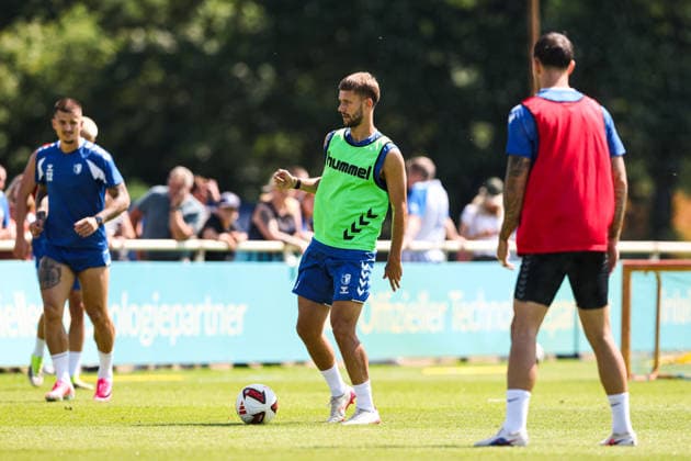 Torben Müssel (1. FC Magdeburg,26) - 2. Fußball Bundesliga Saison 2026-2027 Training 1. FC Magdeburg an der Avnet Arena in Magdeburg - Fußball,Mann,Männer,Deutschland,15.07.2026 *** Torben Müssel, 1. FC Magdeburg, 26, 2026–2027 Bundesliga season, 1. FC Magdeburg training at the Avnet Arena in Magdeburg, soccer, man, men, Germany, July 15, 2026