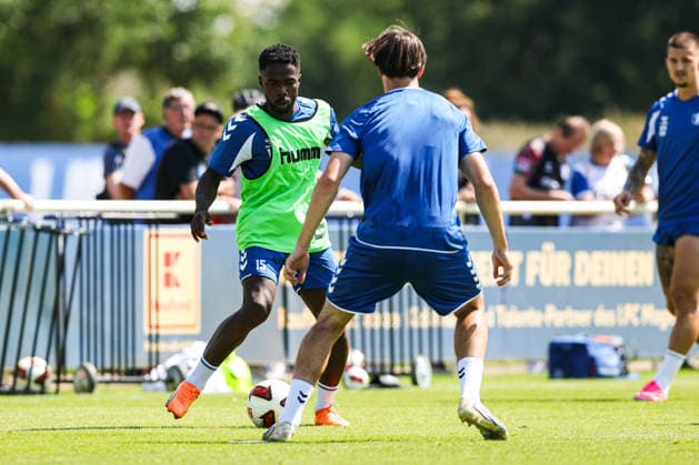 Daniel Heber (1. FC Magdeburg,15) - 2. Fußball Bundesliga Saison 2026-2027 Training 1. FC Magdeburg an der Avnet Arena in Magdeburg - Fußball,Mann,Männer,Deutschland,15.07.2026 *** Daniel Heber, 1. FC Magdeburg, 15 2, Bundesliga Season 2026–2027, 1. FC Magdeburg training at the Avnet Arena in Magdeburg, soccer, man, men, Germany, July 15, 2026