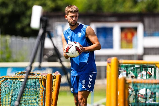 Torben Müssel (1. FC Magdeburg,26) - 2. Fußball Bundesliga Saison 2026-2027 Training 1. FC Magdeburg an der Avnet Arena in Magdeburg - Fußball,Mann,Männer,Deutschland,15.07.2026 *** Torben Müssel, 1. FC Magdeburg, 26, 2026–2027 Bundesliga season, 1. FC Magdeburg training session at the Avnet Arena in Magdeburg, soccer, man, men, Germany, July 15, 2026
