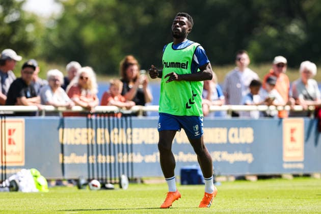 Daniel Heber (1. FC Magdeburg,15) - 2. Fußball Bundesliga Saison 2026-2027 Training 1. FC Magdeburg an der Avnet Arena in Magdeburg - Fußball,Mann,Männer,Deutschland,15.07.2026 *** Daniel Heber, 1. FC Magdeburg, 15 2, Bundesliga Season 2026–2027, 1. FC Magdeburg training at the Avnet Arena in Magdeburg, soccer, man, men, Germany, July 15, 2026