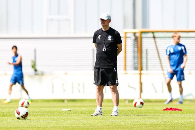 Trainer Petrik Sander (1. FC Magdeburg) - 2. Fußball Bundesliga Saison 2026-2027 Training 1. FC Magdeburg an der Avnet Arena in Magdeburg - Fußball,Mann,Männer,Deutschland,15.07.2026 *** Coach Petrik Sander, 1. FC Magdeburg, 2. Bundesliga, 2026–2027 season, 1. FC Magdeburg training session at the Avnet Arena in Magdeburg; soccer, man, men, Germany, July 15, 2026