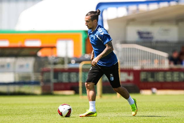 Baris Atik (1. FC Magdeburg,23) - 2. Fußball Bundesliga Saison 2026-2027 Training 1. FC Magdeburg an der Avnet Arena in Magdeburg - Fußball,Mann,Männer,Deutschland,15.07.2026 *** Baris Atik, 1. FC Magdeburg, 23, 2026–2027 Bundesliga season, 1. FC Magdeburg training at the Avnet Arena in Magdeburg, soccer, man, men, Germany, July 15, 2026