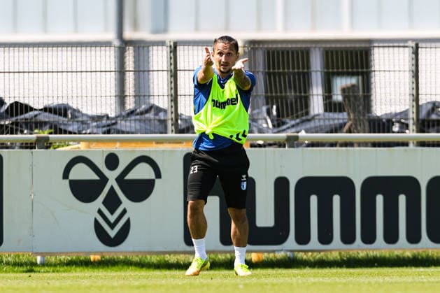 Baris Atik (1. FC Magdeburg,23) - 2. Fußball Bundesliga Saison 2026-2027 Training 1. FC Magdeburg an der Avnet Arena in Magdeburg - Fußball,Mann,Männer,Deutschland,15.07.2026 *** Baris Atik, 1 FC Magdeburg, 23, 2026–2027 Bundesliga season, 1 FC Magdeburg training at the Avnet Arena in Magdeburg, soccer, man, men, Germany, July 15, 2026