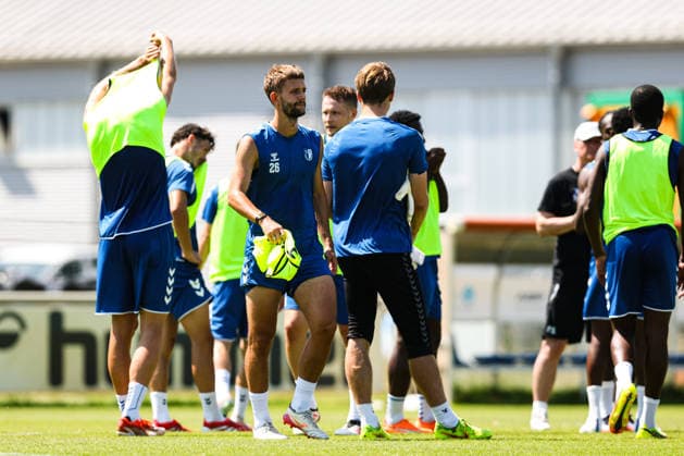 Torben Müssel (1. FC Magdeburg,26) - 2. Fußball Bundesliga Saison 2026-2027 Training 1. FC Magdeburg an der Avnet Arena in Magdeburg - Fußball,Mann,Männer,Deutschland,15.07.2026 *** Torben Müssel, 1. FC Magdeburg, 26, 2026–2027 Bundesliga season, 1. FC Magdeburg training session at the Avnet Arena in Magdeburg, soccer, man, men, Germany, July 15, 2026