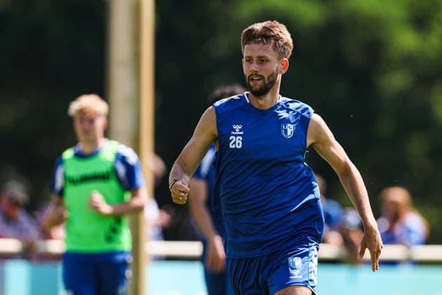 Torben Müssel (1. FC Magdeburg,26) - 2. Fußball Bundesliga Saison 2026-2027 Training 1. FC Magdeburg an der Avnet Arena in Magdeburg - Fußball,Mann,Männer,Deutschland,15.07.2026 *** Torben Müssel, 1. FC Magdeburg, 26, 2026–2027 Bundesliga season, 1. FC Magdeburg training session at the Avnet Arena in Magdeburg, soccer, man, men, Germany, July 15, 2026