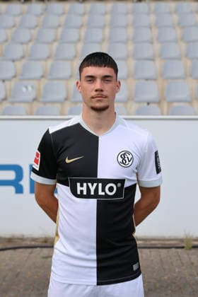 Felix Keidel; SV 07 Elversberg; 1.BL, Porträttermin 2026 2027, Elversberg Ursapharm-Arena an der Kaiserlinde Saarland Deutschland (DEU) *** Felix Keidel, SV 07 Elversberg 1, Bundesliga, Photo Shoot 2026–2027, Elversberg Ursapharm Arena at the Kaiserlinde, Saarland, Germany, DEU Copyright: xSebastianxBachx