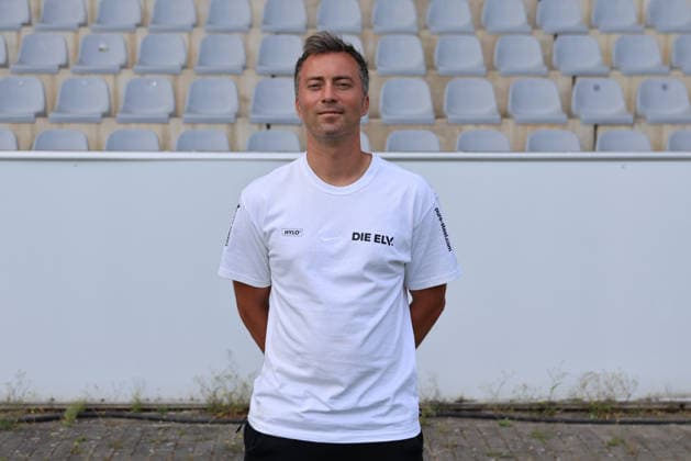 Co-Trainer Patrick Henle; SV 07 Elversberg; 1.BL, Porträttermin 2026 2027, Elversberg Ursapharm-Arena an der Kaiserlinde Saarland Deutschland (DEU) *** Assistant Coach Patrick Henle, SV 07 Elversberg 1 BL, Profile Session 2026–2027, Elversberg Ursapharm Arena at the Kaiserlinde, Saarland, Germany (DEU) Copyright: xSebastianxBachx