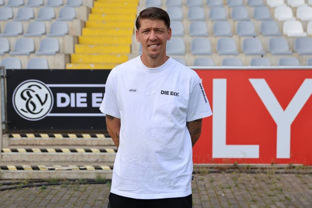 Co-Trainer Mike Frantz; SV 07 Elversberg; 1.BL, Porträttermin 2026 2027, Elversberg Ursapharm-Arena an der Kaiserlinde Saarland Deutschland (DEU) *** Assistant Coach Mike Frantz, SV 07 Elversberg 1 BL, Profile Interview 2026–2027, Elversberg Ursapharm Arena at the Kaiserlinde, Saarland, Germany (DEU) Copyright: xSebastianxBachx