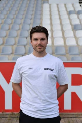 Physiotherapeut Robin Maier; SV 07 Elversberg; 1.BL, Porträttermin 2026 2027, Elversberg Ursapharm-Arena an der Kaiserlinde Saarland Deutschland (DEU) *** Physical Therapist Robin Maier, SV 07 Elversberg 1 BL, Profile Session 2026–2027, Elversberg Ursapharm Arena at the Kaiserlinde, Saarland, Germany (DEU) Copyright: xSebastianxBachx