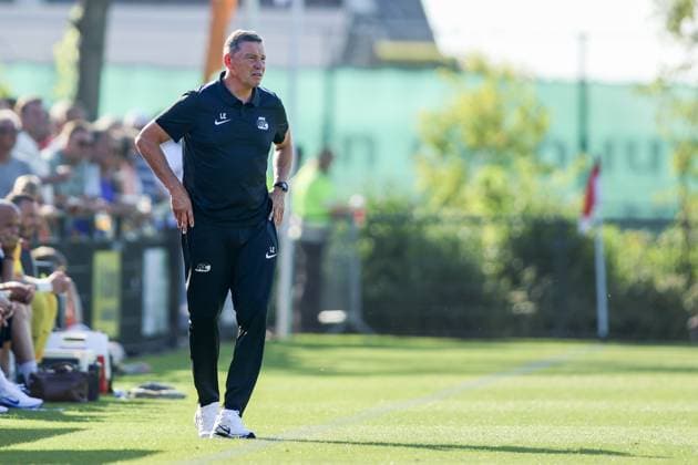 DIRKSHORN , 15-07-2026 , Sportpark Dirkshorn , season 2026 2027 , match between AZ and RSC Anderlecht , picture shows , AZ trainer coach Leroy Echteld AZ - Anderlecht (friendly)  x205042660x Copyright: