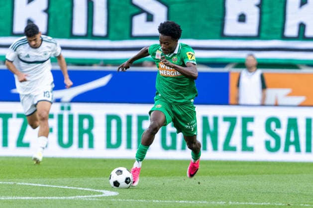 SOCCER - Rapid vs Panathinaikos, test match VIENNA,AUSTRIA,15.JUL.26 - SOCCER - ADMIRAL Bundesliga, Super League, SK Rapid Wien vs Panathinaikos Athen, test match. Image shows Moulaye Haidara (Rapid).  GEPAxpictures xPhilippxBrem