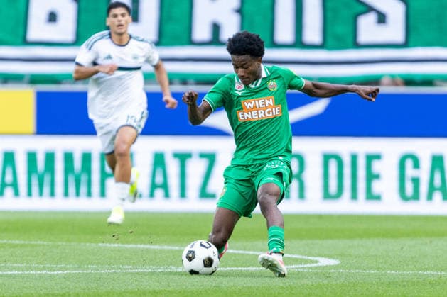 SOCCER - Rapid vs Panathinaikos, test match VIENNA,AUSTRIA,15.JUL.26 - SOCCER - ADMIRAL Bundesliga, Super League, SK Rapid Wien vs Panathinaikos Athen, test match. Image shows Moulaye Haidara (Rapid).  GEPAxpictures xPhilippxBrem