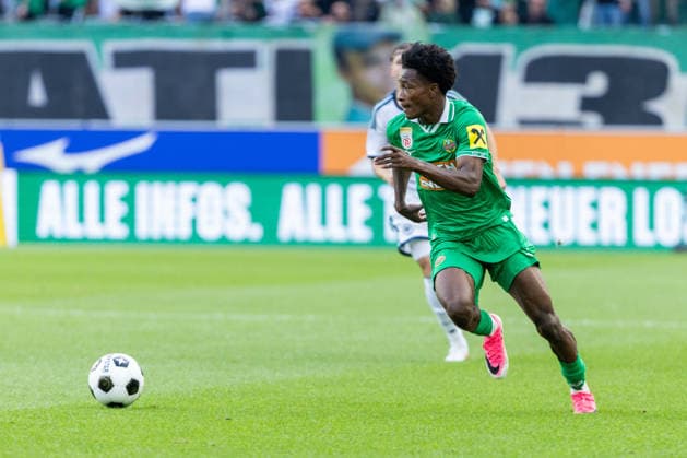 SOCCER - Rapid vs Panathinaikos, test match VIENNA,AUSTRIA,15.JUL.26 - SOCCER - ADMIRAL Bundesliga, Super League, SK Rapid Wien vs Panathinaikos Athen, test match. Image shows Moulaye Haidara (Rapid).  GEPAxpictures xPhilippxBrem