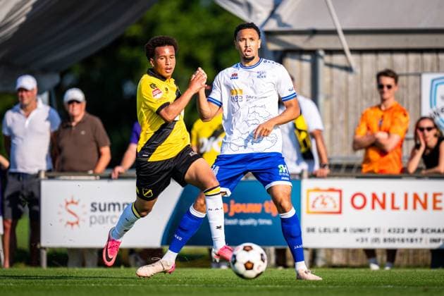 BURGH-HAAMSTEDE , 15-07-2026 , Sportpark van Zuijen , season 2026 2027, Dutch preseason friendly football , Match between NAC Breda and HSV Hoek , picture shows HSV Hoek player Robbie Van hauter NAC - HSV Hoek (friendly)  x205042724x Copyright: