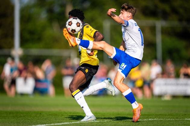 BURGH-HAAMSTEDE , 15-07-2026 , Sportpark van Zuijen , season 2026 2027, Dutch preseason friendly football , Match between NAC Breda and HSV Hoek , picture shows HSV Hoek player Robbie Van hauter NAC - HSV Hoek (friendly)  x205042735x Copyright: