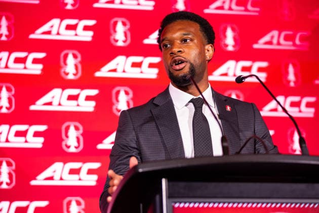 July 15, 2026: Stanford safety Jay Green at the 2026 ACC Football Kickoff at Hilton Uptown Charlotte in Charlotte, NC. ( CSM) Charlotte United States - ZUMAc04_ 20260715_zma_c04_083 Copyright: xScottxKinserx