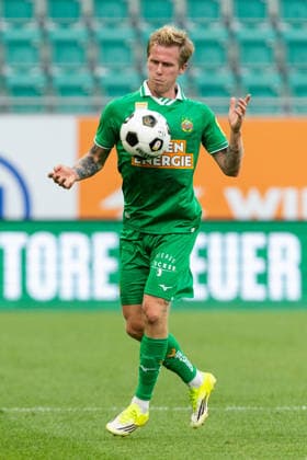 SOCCER - Rapid vs Panathinaikos, test match VIENNA,AUSTRIA,15.JUL.26 - SOCCER - ADMIRAL Bundesliga, Super League, SK Rapid Wien vs Panathinaikos Athen, test match. Image shows Tonni Adamsen (Rapid).  GEPAxpictures xPhilippxBrem