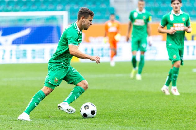 SOCCER - Rapid vs Panathinaikos, test match VIENNA,AUSTRIA,15.JUL.26 - SOCCER - ADMIRAL Bundesliga, Super League, SK Rapid Wien vs Panathinaikos Athen, test match. Image shows Louis Schaub (Rapid).  GEPAxpictures xPhilippxBrem
