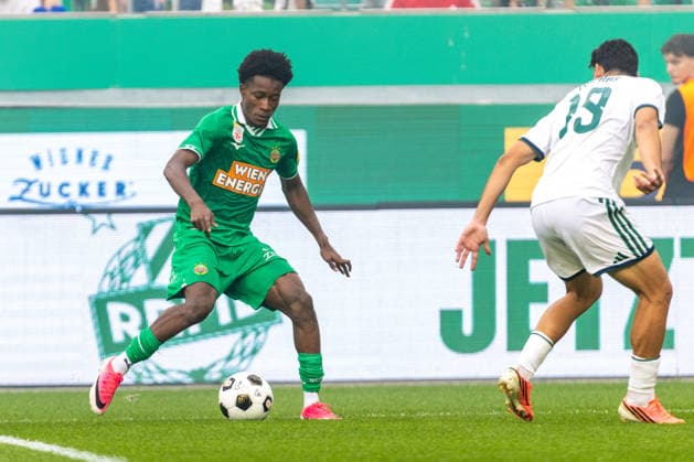 SOCCER - Rapid vs Panathinaikos, test match VIENNA,AUSTRIA,15.JUL.26 - SOCCER - ADMIRAL Bundesliga, Super League, SK Rapid Wien vs Panathinaikos Athen, test match. Image shows Moulaye Haidara (Rapid).  GEPAxpictures xPhilippxBrem