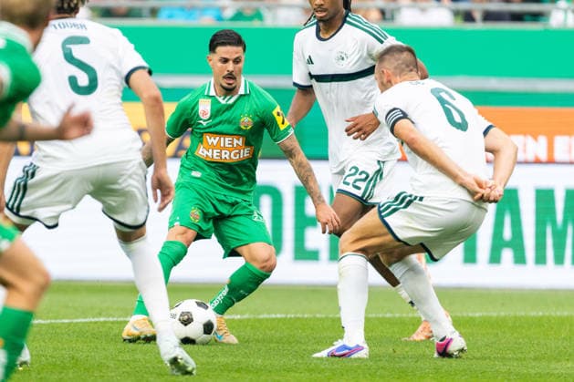 SOCCER - Rapid vs Panathinaikos, test match VIENNA,AUSTRIA,15.JUL.26 - SOCCER - ADMIRAL Bundesliga, Super League, SK Rapid Wien vs Panathinaikos Athen, test match. Image shows Marco Tilio (Rapid).  GEPAxpictures xPhilippxBrem