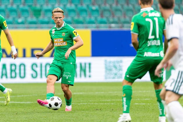SOCCER - Rapid vs Panathinaikos, test match VIENNA,AUSTRIA,15.JUL.26 - SOCCER - ADMIRAL Bundesliga, Super League, SK Rapid Wien vs Panathinaikos Athen, test match. Image shows Tobias Gulliksen (Rapid).  GEPAxpictures xPhilippxBrem