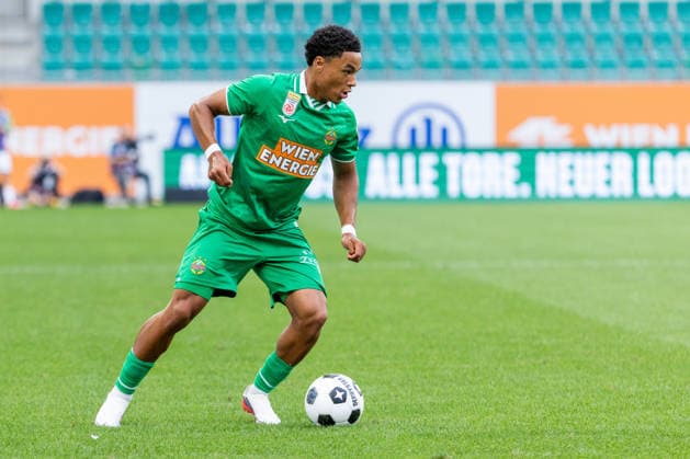 SOCCER - Rapid vs Panathinaikos, test match VIENNA,AUSTRIA,15.JUL.26 - SOCCER - ADMIRAL Bundesliga, Super League, SK Rapid Wien vs Panathinaikos Athen, test match. Image shows Eadon Roka (Rapid).  GEPAxpictures xPhilippxBrem