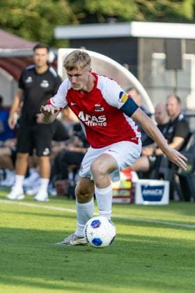 DIRKSHORN , 15-07-2026 , Sportpark Dirkshorn , season 2026 2027 , match between AZ and RSC Anderlecht , picture shows , AZ player Isak Jensen AZ - Anderlecht (friendly)  x205043494x Copyright: