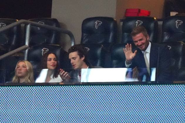 David Beckham, Victoria Beckham, Romeo Beckham, Cruz Beckham and Harper Beckham ahead of kick-off England v Argentina, 2026 FIFA World Cup, WM, Weltmeisterschaft, Fussball Semi Final, Football, Atlanta Stadium, Atlanta, Georgia, USA - 15 Jul 2026Atlanta Atlanta Stadium Georgia (GA) United States of America  Copyright: xJavierxGarcia Shutterstockx 16992264ad