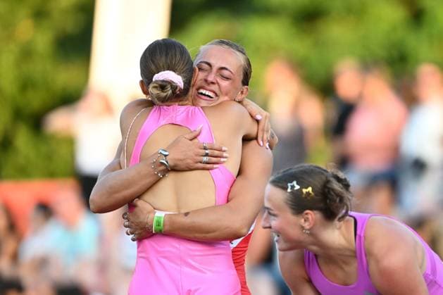 Meeting International Province de Liege 2026 LIEGE, BELGIUM - JULY 15 : ROSIUS Rani (BEL) 100m Women during the 24th edition of the 2026 Province Liege International Athletics Meeting in the Naimette arena in Liege on July 15, 2026 in Liege, Belgium, 15 07 2026 Liege Belgium  Copyright: xVincentxKalutx