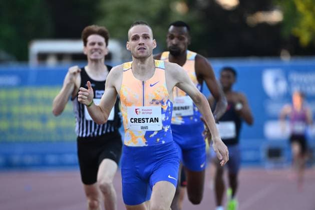 Meeting International Province de Liege 2026 LIEGE, BELGIUM - JULY 15 : CRESTAN Eliott (BEL) 600m Men during the 24th edition of the 2026 Province Liege International Athletics Meeting in the Naimette arena in Liege on July 15, 2026 in Liege, Belgium, 15 07 2026 Liege Belgium  Copyright: xVincentxKalutx