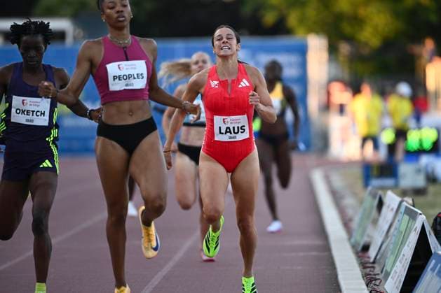 Meeting International Province de Liege 2026 LIEGE, BELGIUM - JULY 15 : LAUS Camille (BEL) 600m Women during the 24th edition of the 2026 Province Liege International Athletics Meeting in the Naimette arena in Liege on July 15, 2026 in Liege, Belgium, 15 07 2026 Liege Belgium  Copyright: xVincentxKalutx