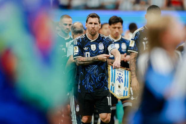 2026 FIFA World Cup, WM, Weltmeisterschaft, Fussball Semi Final England v Argentina Atlanta Stadium, Georgia 15.07.2026 Lionel Messi of Argentina 2026 FIFA World Cup Semi Final England v Argentina Atlanta Stadium, Georgia 15.07.2026 Photograph By Marc Aspland The Times  Copyright: xMarcxAsplandx NINTCHDBPICT001095541048