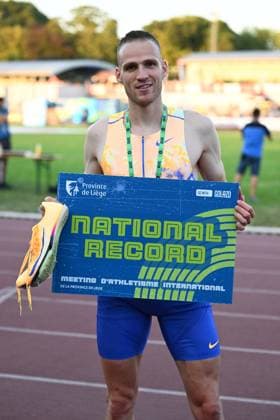 Meeting International Province de Liege 2026 LIEGE, BELGIUM - JULY 15 : CRESTAN Eliott (BEL) 600m Men during the 24th edition of the 2026 Province Liege International Athletics Meeting in the Naimette arena in Liege on July 15, 2026 in Liege, Belgium, 15 07 2026 Liege Belgium  Copyright: xVincentxKalutx
