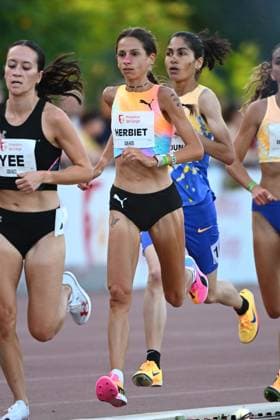 Meeting International Province de Liege 2026 LIEGE, BELGIUM - JULY 15 : HERBIET Chloe (BEL) 5000m Women during the 24th edition of the 2026 Province Liege International Athletics Meeting in the Naimette arena in Liege on July 15, 2026 in Liege, Belgium, 15 07 2026 Liege Belgium  Copyright: xVincentxKalutx
