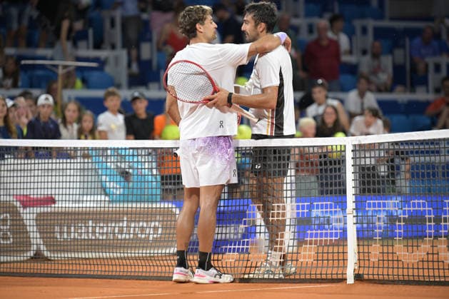 IPA86712491 - Roman, A. Burruchaga (ARG) during the ATP, Tennis Herren - Plava Laguna Croatia Open in Umag - Cobolli vs. Burruchaga, international tennis match in Umag, Croatia, July 15, 2026  Copyright: xMarcoxTodaro IPAxSportx xx 86712491