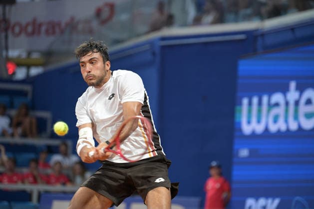 IPA86712501 - Roman, A. Burruchaga (ARG) during the ATP, Tennis Herren - Plava Laguna Croatia Open in Umag - Cobolli vs. Burruchaga, international tennis match in Umag, Croatia, July 15, 2026  Copyright: xMarcoxTodaro IPAxSportx xx 86712501