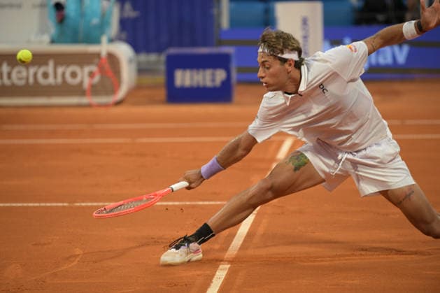 IPA86712513 - Flavio Cobolli (ITA) during the ATP, Tennis Herren - Plava Laguna Croatia Open in Umag - Cobolli vs. Burruchaga, international tennis match in Umag, Croatia, July 15, 2026  Copyright: xMarcoxTodaro IPAxSportx xx 86712513