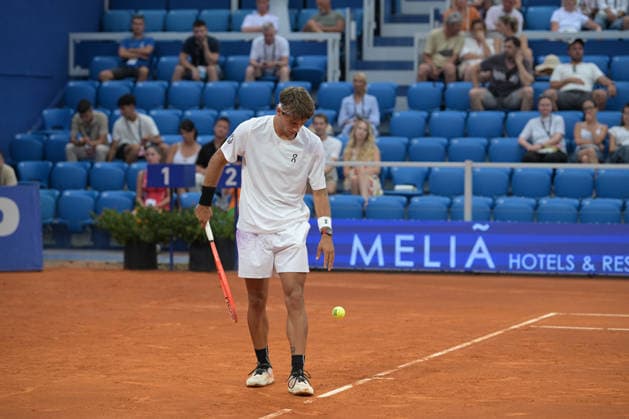 IPA86712514 - Flavio Cobolli (ITA) during the ATP, Tennis Herren - Plava Laguna Croatia Open in Umag - Cobolli vs. Burruchaga, international tennis match in Umag, Croatia, July 15, 2026  Copyright: xMarcoxTodaro IPAxSportx xx 86712514