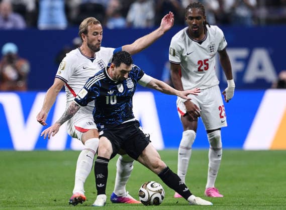 Mg Atlanta (Stati Uniti) 15 07 2026 - Mondiali di Calcio 2026 Inghilterra-Argentina foto Matteo Gribaudi Image nella foto: Lionel Messi-Harry Kane 