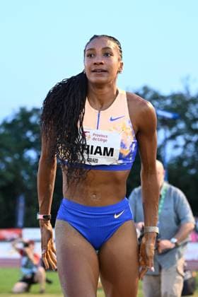 Meeting International Province de Liege 2026 LIEGE, BELGIUM - JULY 15 : THIAM Nafissatou (BEL) Long Jump Women during the 24th edition of the 2026 Province Liege International Athletics Meeting in the Naimette arena in Liege on July 15, 2026 in Liege, Belgium, 15 07 2026 Liege Belgium  Copyright: xVincentxKalutx