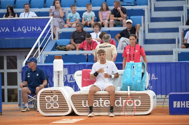 TENNIS - International Tennis Tournaments - ATP, Tennis Herren - Plava Laguna Croatia Open Umag - Cobolli vs. Burruchaga Photo by IPA ABACAPRESS.COM86712627 - Flavio Cobolli (ITA) during the ATP - Plava Laguna Croatia Open in Umag - Cobolli vs. Burruchaga, international tennis match in Umag, Croatia, July 15, 2026 Umago Croatia  Copyright: xIPAxSport ABACAx