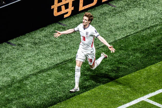 England vs Argentina ATLANTA, GE - 15.07.2026: ENGLAND VS ARGENTINA - Anthony Gordon, during the match between Argentina and England, valid for the semi-final of the 2026 FIFA World Cup, WM, Weltmeisterschaft, Fussball held at Mercedes-Benz Stadium, in Atlanta, Georgia, United States, this Wednesday (15). (Photo: Danilo Fernandes Fotoarena) x2985231x  DaniloxFernandes