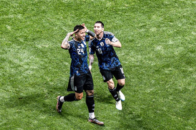 England vs Argentina ATLANTA, GE - 15.07.2026: ENGLAND VS ARGENTINA - Enzo Fernandez, during the match between Argentina and England, valid for the semi-final of the 2026 FIFA World Cup, WM, Weltmeisterschaft, Fussball held at Mercedes-Benz Stadium, in Atlanta, Georgia, United States, this Wednesday (15). (Photo: Danilo Fernandes Fotoarena) x2985290x  DaniloxFernandes