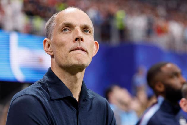 England v Argentina: Semi Final - FIFA World Cup, WM, Weltmeisterschaft, Fussball 2026 Thomas Tuchel, Head coach of England on the side line before the FIFA World Cup 2026 Semi Final match between England and Argentina at Atlanta Stadium on July 15, 2026 in Atlanta, United States. Atlanta Atlanta Stadium GA United States Copyright: xAllstarxPicturexLibraryxLtdx