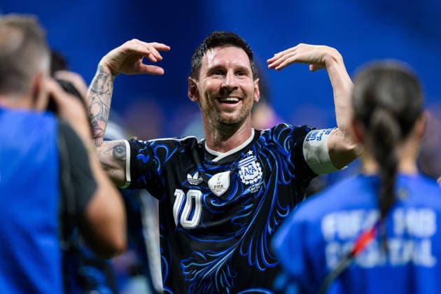 260715 Lionel Messi of Argentina celebrates after the FIFA World Cup, WM, Weltmeisterschaft, Fussball 2026 semifinal football match between England and Argentina on July 15, 2026 in Atlanta. Photo: Joel Marklund BILDBYRAN kod JM JM0828 bbeng fotboll football soccer fotball vm fotbolls-vm fotball-vm fotbolls-vm 2026 fifa world cup 2026 semifinal england argentina jubel *** July 15, 2026: Lionel Messi of Argentina celebrates after the 2026 FIFA World Cup semifinal soccer match between England and Argentina on July 15, 2026 in Atlanta. Photo by Joel Marklund. BILDBYRAN code JM JM0828 bbeng soccer football soccer World Cup soccer World Cup 2026 FIFA World Cup 2026 semifinal England Argentina celebration  Copyright: JOELxMARKLUND BB260715JM133