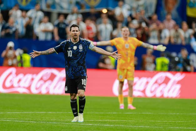 2026 FIFA World Cup, WM, Weltmeisterschaft, Fussball Semi Final England v Argentina Atlanta Stadium, Georgia 15.07.2026 Lionel Messi of Argentina 2026 FIFA World Cup Semi Final England v Argentina Atlanta Stadium, Georgia 15.07.2026 Photograph By Marc Aspland The Times  Copyright: xMarcxAsplandx NINTCHDBPICT001095568337