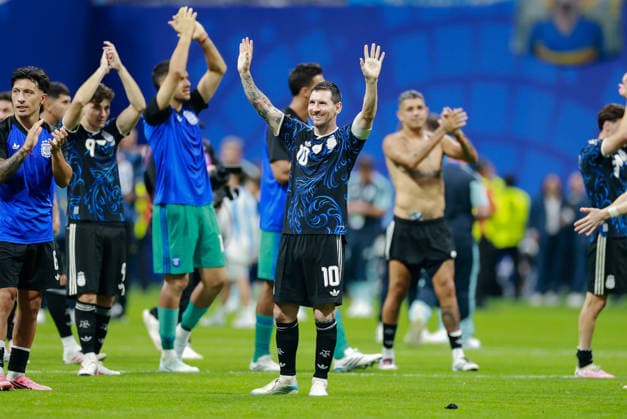 2026 FIFA World Cup, WM, Weltmeisterschaft, Fussball Semi Final England v Argentina Atlanta Stadium, Georgia 15.07.2026 Lionel Messi of Argentina 2026 FIFA World Cup Semi Final England v Argentina Atlanta Stadium, Georgia 15.07.2026 Photograph By Marc Aspland The Times  Copyright: xMarcxAsplandx NINTCHDBPICT001095569326