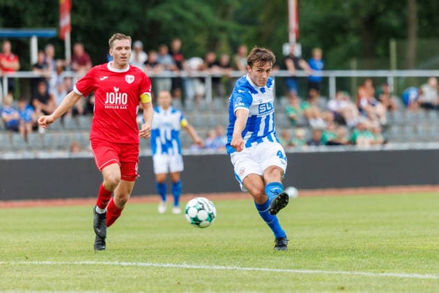 Benno Dietze (Rostock) GER, FC Hansa Rostock vs. Greifswalder FC, Fußball, Männer, 3. Liga, Testspiel, Spielzeit 2026 2027, 15.07.2026 Neuruppin Volksparkstadion Brandenburg Deutschland *** Benno Dietze Rostock GER, FC Hansa Rostock vs. Greifswalder FC, Soccer, Men, 3rd Division, Friendly Match, 2026–2027 Season, July 15, 2026, Neuruppin Volksparkstadion, Brandenburg, Germany