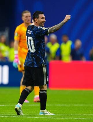 Lionel Messi of Argentina celebrates England v Argentina, 2026 FIFA World Cup, WM, Weltmeisterschaft, Fussball Semi Final, Football, Atlanta Stadium, Atlanta, Georgia, USA - 15 Jul 2026Atlanta Atlanta Stadium Georgia (GA) United States of America  Copyright: xJavierxGarcia Shutterstockx 16992264fx