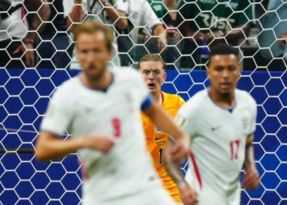 Jordan Pickford of England England v Argentina, 2026 FIFA World Cup, WM, Weltmeisterschaft, Fussball Semi Final, Football, Atlanta Stadium, Atlanta, Georgia, USA - 15 Jul 2026Atlanta Atlanta Stadium Georgia (GA) United States of America  Copyright: xJavierxGarcia Shutterstockx 16992264gj